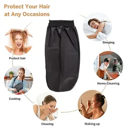 Extra Large Satin Sleep Bonnet, Long Silky Hair Cap for Straight Curly Hair, Dreadlock Braids Night Cap, Soft Adjustable Sleep