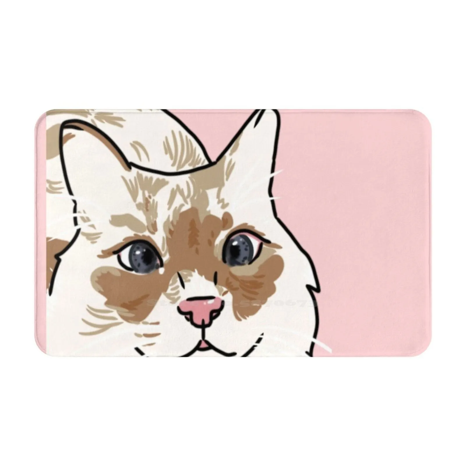 Lorcan De Scheel Ogen Kitty Zacht Kussen Auto Huis Tapijt Mat Huisdieren Dieren Schattige Harige Pluizige Schattige Katten Kitty Kittens