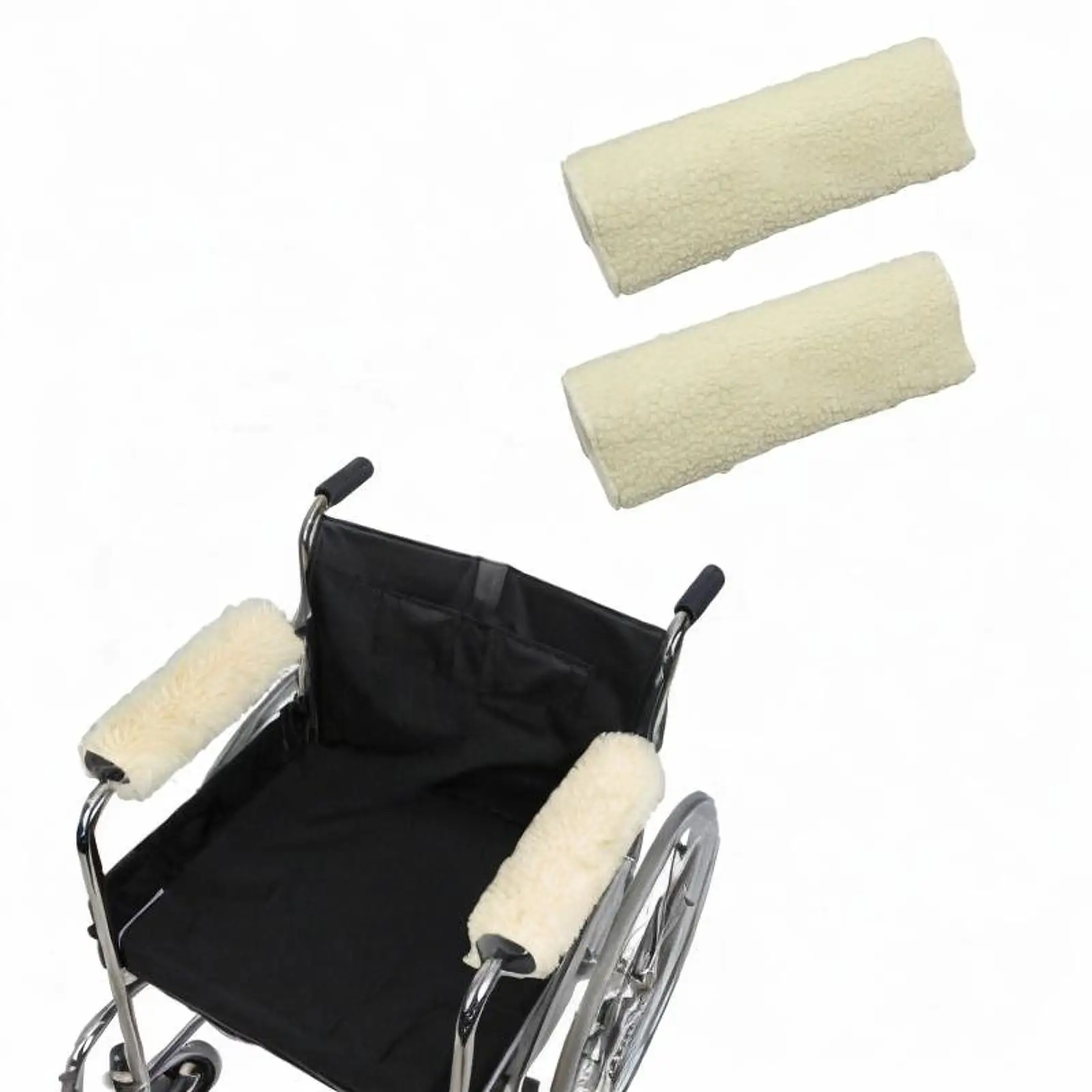2 Pieces Chair Arm Rest Pad Cushion Slipcovers Comfortable Pressure Relief A Pair Arm Rest Cover for Office Office Chairs