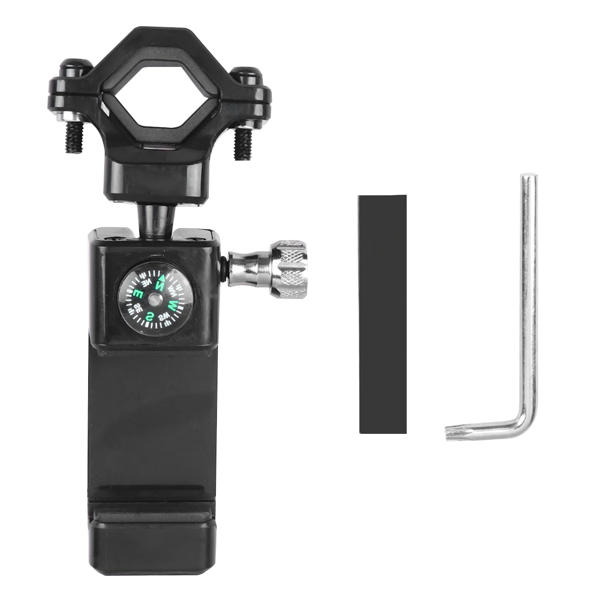 

Mobile Phone Holder Anti-Theft Screw 360 Degree Rotation For Motorcycle Bike E-Bike Handlebar Black Phone Bracket