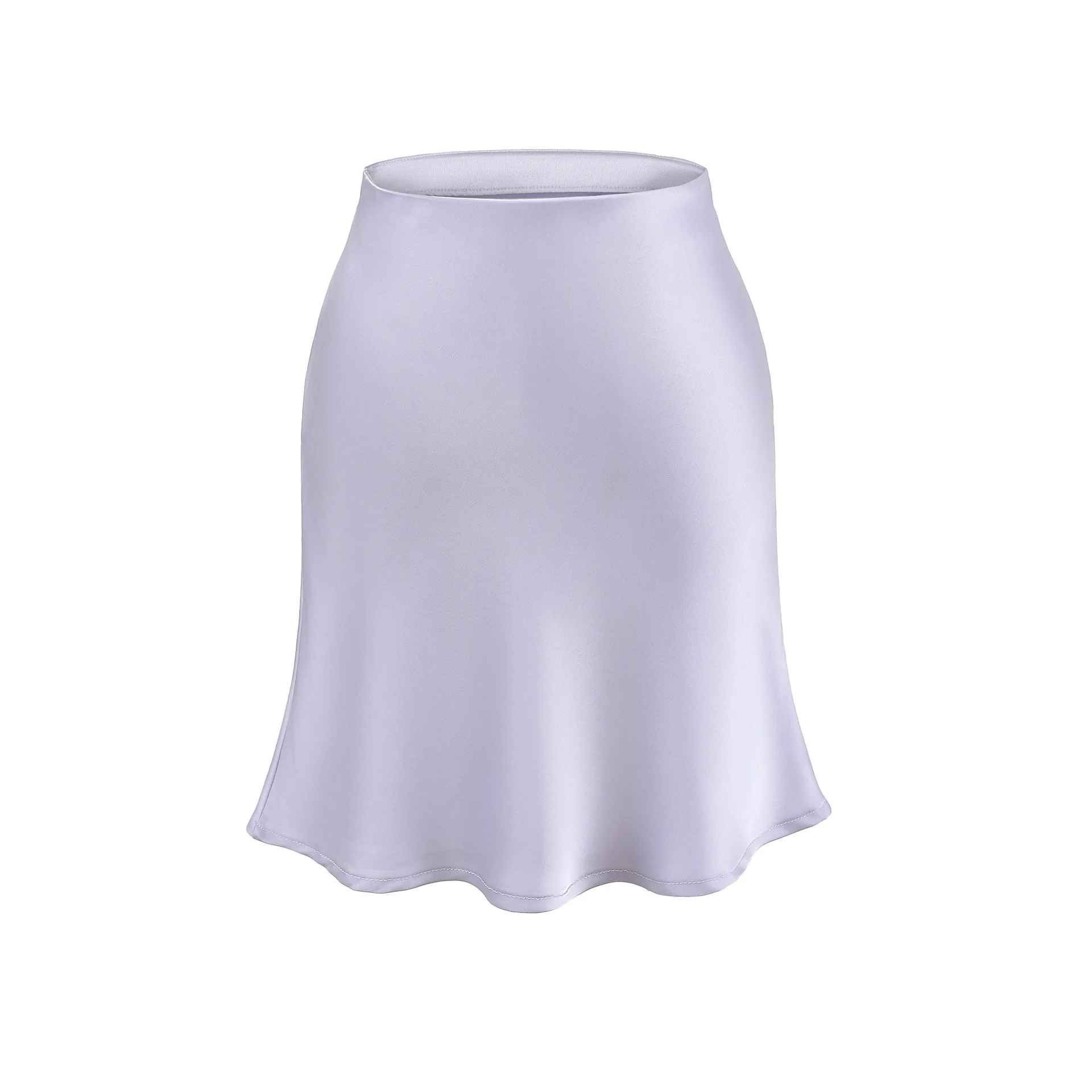 

Summer High Waist Mini Women's Skirt Elegant Women Satin New Style High Waist Fish Tail Half Skirt Women Office Women's Skirts