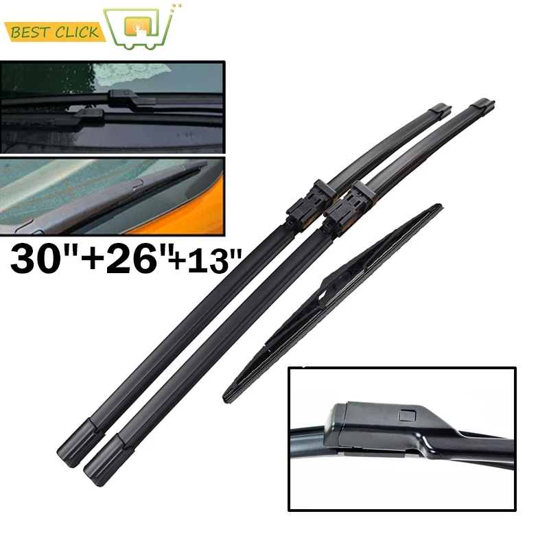 Misima Windshield Windscreen Wiper Blades For Ford S-Max Galaxy 2009 - 2015 Front Rear Window Wiper 2010 2011 2012 2013 2014