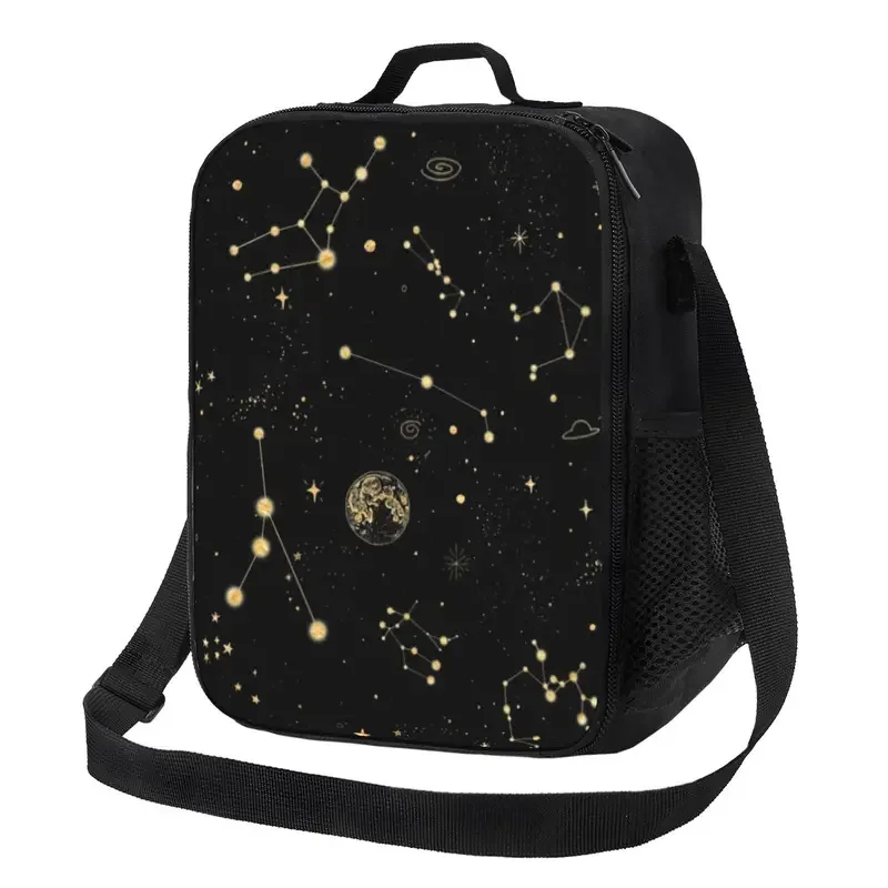 

Into The Galaxy Insulated Lunch Bags for Space Constellations Portable Thermal Cooler Food Bento Box Outdoor Camping Travel