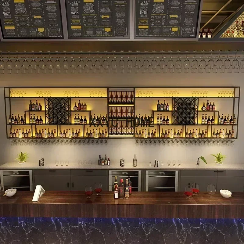 Маленькая угловая полка для шведского стола, полка для вина, клубная металлическая уникальная погребная винная шкаф, современная розничная мебель Cremalheira De Vinho