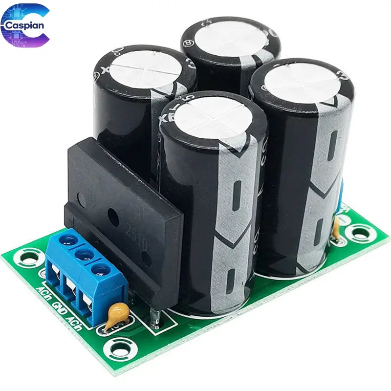 35V 50V 63V Dual Power Supply Amplifier Audio Rectification and Filtering Board 25A Full-Wave Rectification