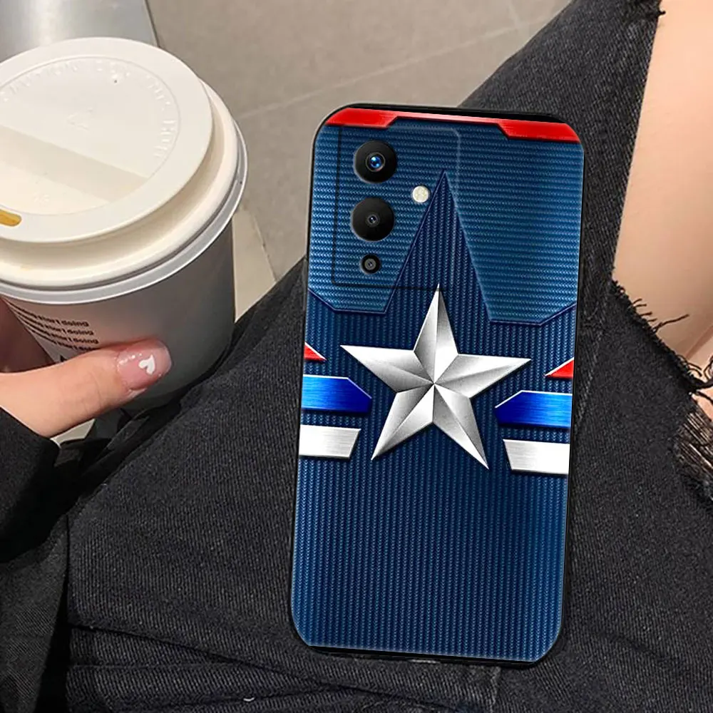 Marvel Captain America Cover Phone Case For Infinxi NOTE 40 30 12 11 10 8I 87 TECNO POVA 2 4 5 6 GT 20 Case Funda Capa Coque