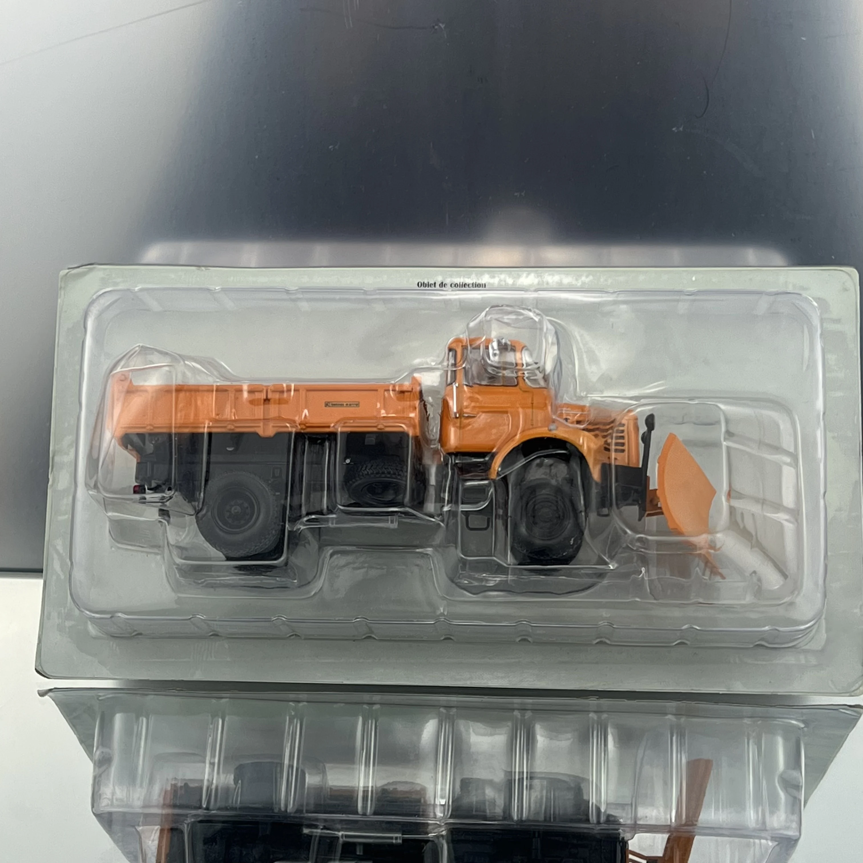 

Литая под давлением масштабная модель Berliet L 64-6 M 3 4x4 Snow Plow, модель автомобиля из сплава, Коллекционная игрушка, подарок, сувенир, украшение для дисплея