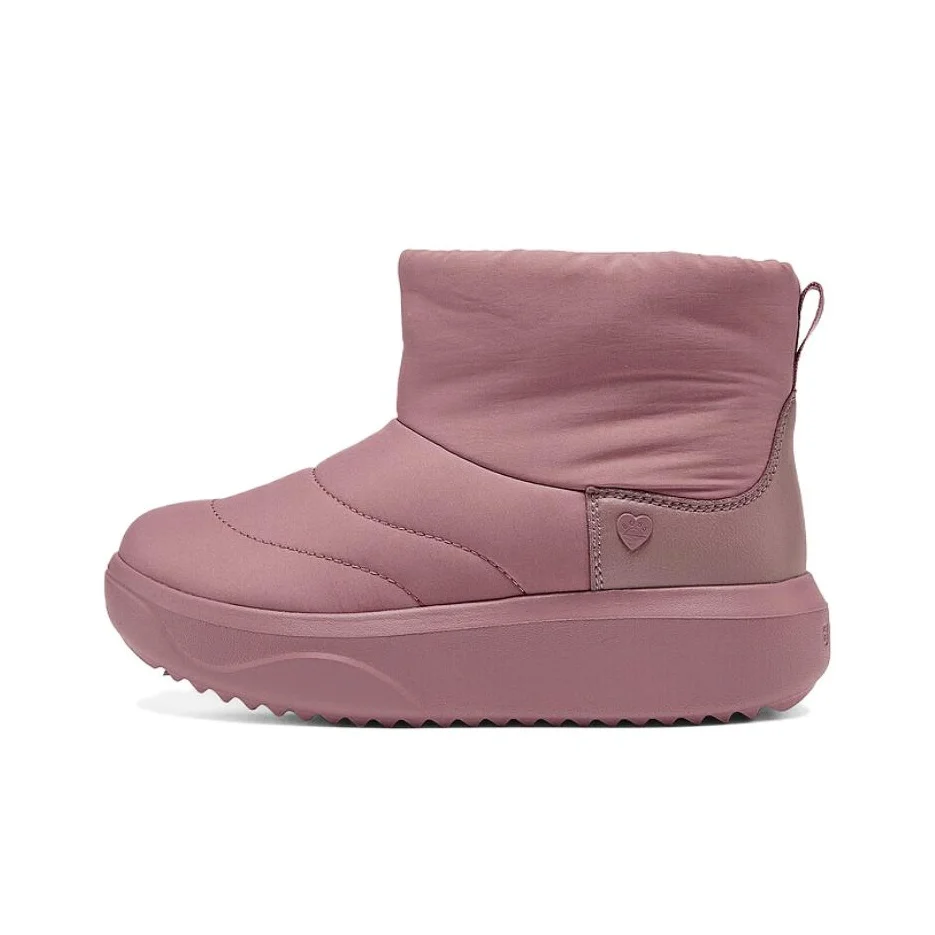 Skechers Comfortable And Breathable Short Snow Boots Women's Rose Red 114754-ROS