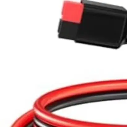 12AWG Photovoltaic Cable with Aviation Male Connector 12V 30A 1 Meter Tinned Copper Waterproof for Solar Generator Compatibility