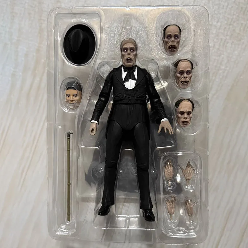 شخصية وحوش عالمية NECA 04816 فانتوم الأوبرا مع شخصيات الحركة لون تشاني مقاس 7 بوصة نموذج متحرك هدية أصلية