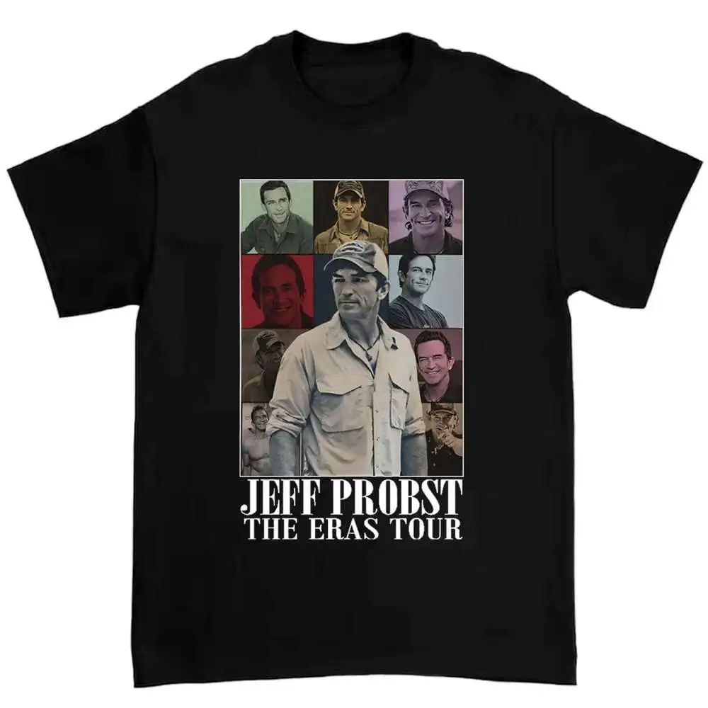 Jeff Probst Shirt Cadeau Merch voor Jeff Probst Fans, Retro jaren 90 Fans Tee, Jeff Pro