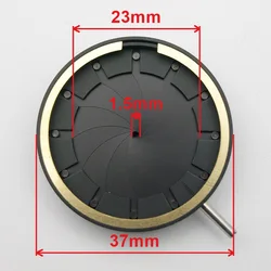 Pièces de condenseur de caméra pour Microscope mécanique, diaphragme d'ouverture Iris 1.5-23mm