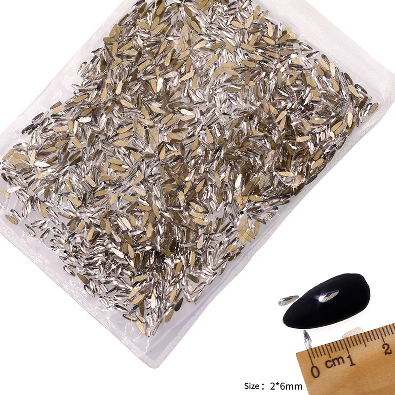 VDD P501-P540 Großhandel 1440 Stück Glas-Kristall-Strasssteine mit flacher Rückseite, Glitzersteine für Nagelkunst, DIY-Bastelarbeiten und Dekoration – Detail 14