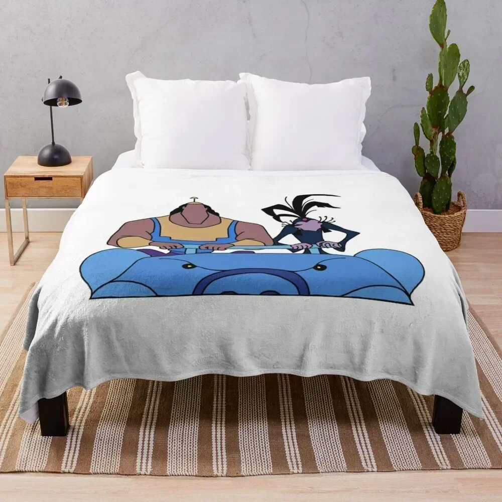 

Kronk and Yzma - Emperor's New Groove Throw Blanket Warm Napping Blanket for Office Couch Bed