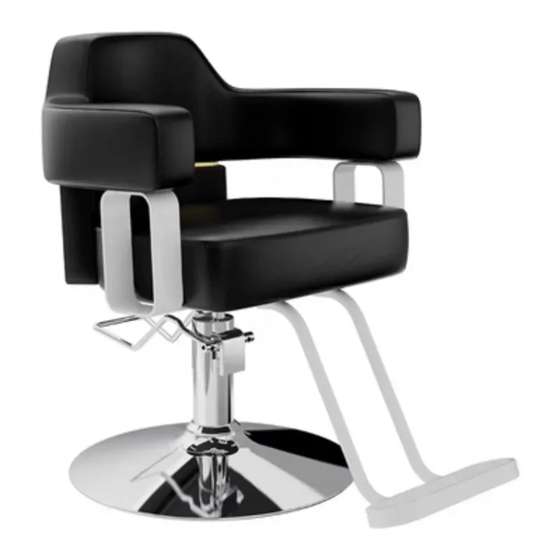 New Salon Cutting Barber Chair Lift Japanese Style Rotating Barber Chair High-end Folding Silla De Barbero Hair Salon Furniture