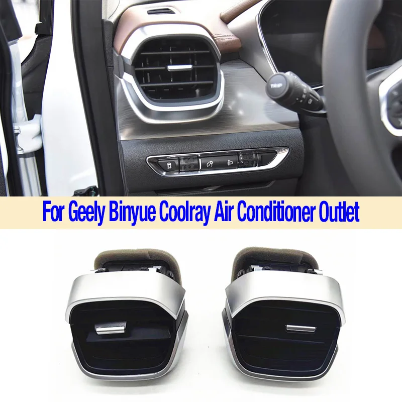 For Geely Binyue Coolray Air Conditioner Outlet Front Panel Grille AC Outlet Adjustment Knob Center Dashboard Car Accessories