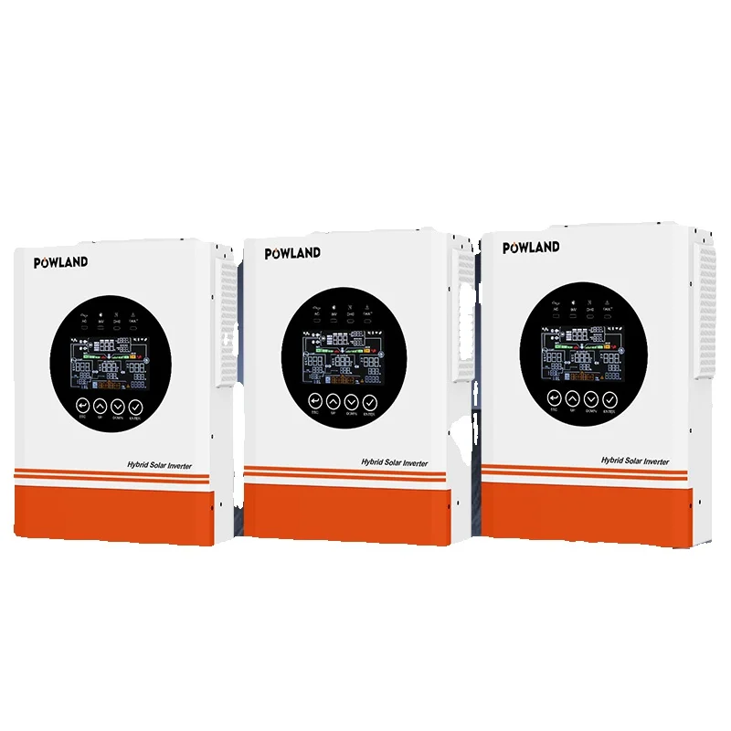 POWLAND 19,5 kW 3-Phasen-Hybrid-Solarwechselrichter 48 V auf 380 V 400 V Reiner Sinuswellen-MPPT-Laderegler mit Unterstützung für Lithium-BMS-Batterielosen Betrieb