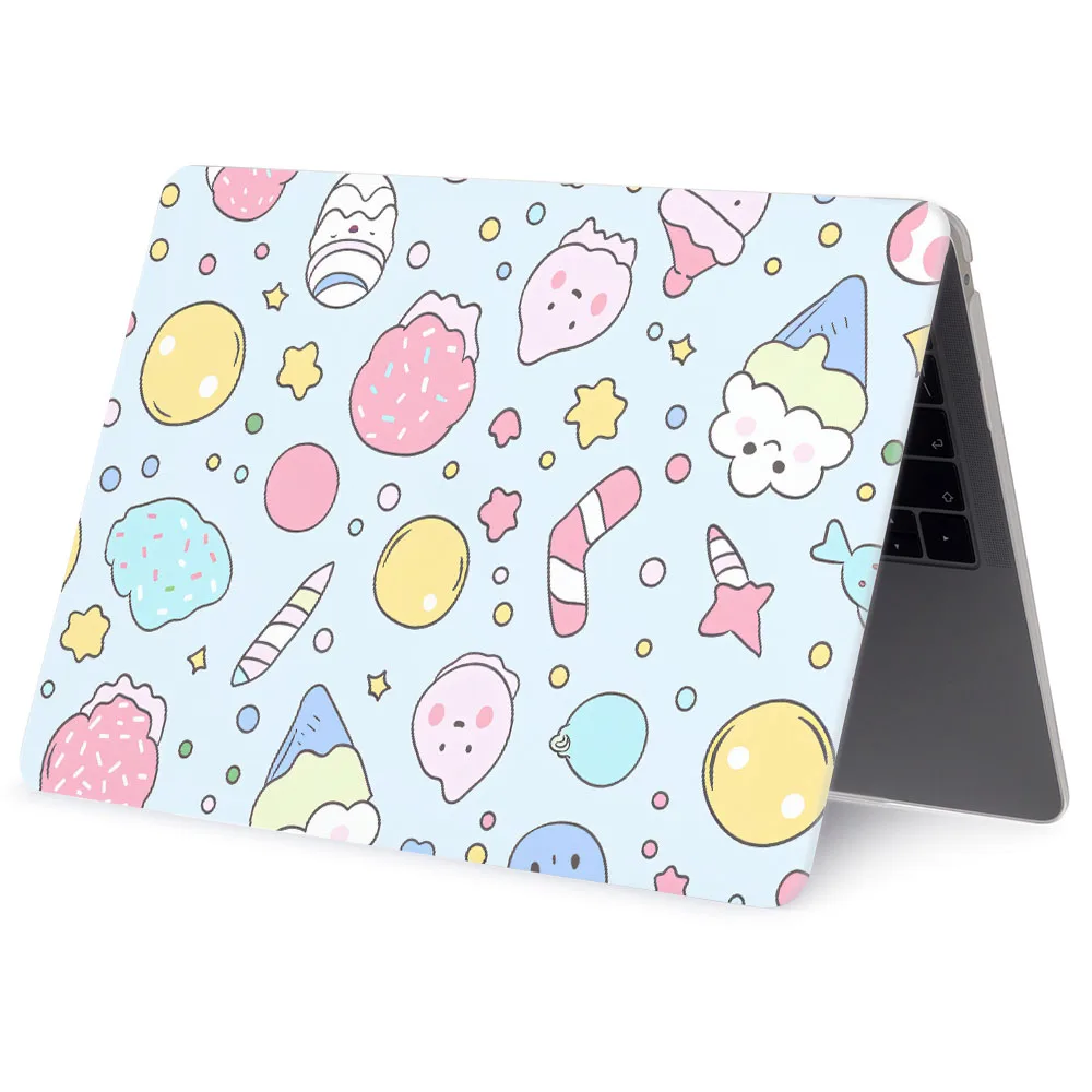 Laptop Case for MacBook Air 13.6 Case M3 M4 A3240 Funda for MacBook Pro 13 M1 M2 A2338 Delicious dessert printed shell