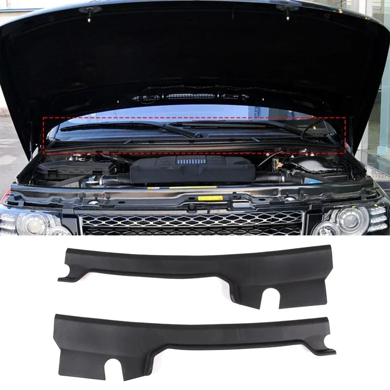 

For Land Rover Range Rover Sport 2005-2013 TPE black car styling Windshield Pressed Edge Panel sticker car exterior accessories