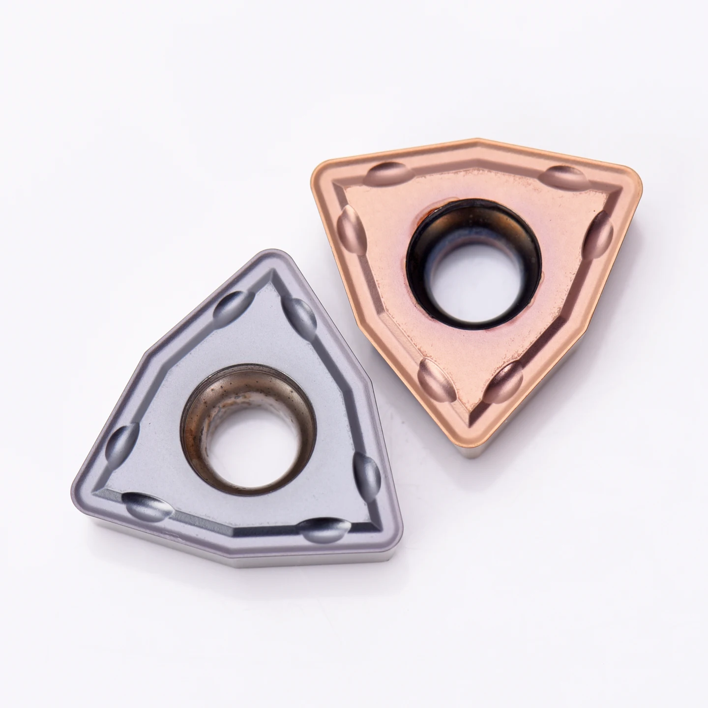 ​Chip Breaker U-drill Inserts Violent Drill WCMT Series Peach-shaped Cnc Drill Insert For Soft Steel Machining Center​
