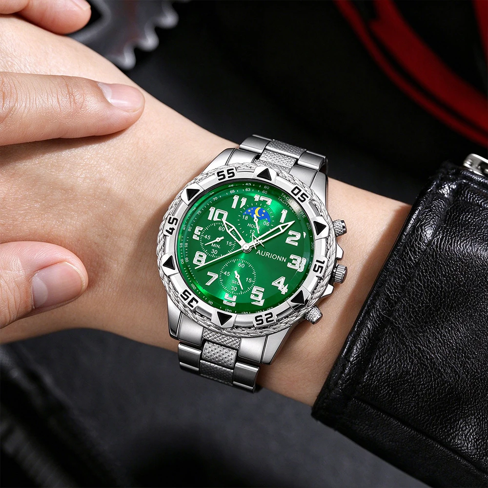 1 Latest Business Minimalist and Fashionable Men's Quartz Watch with Multiple Colors Available for 1 PC, No Gift Box Included