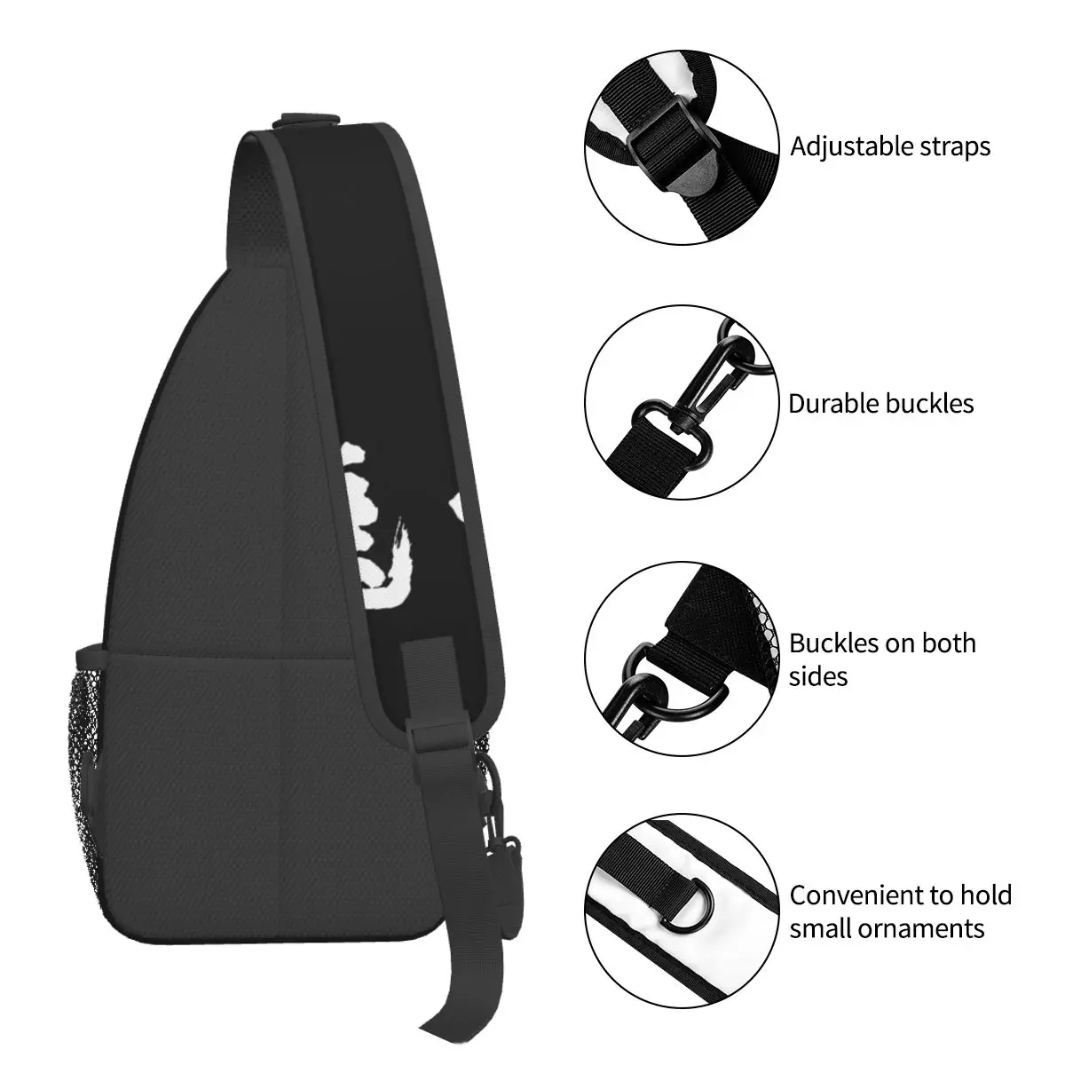 Haikyuu يطير أكياس صغيرة الرافعة الصدر Crossbody الكتف الرافعة على ظهره في الهواء الطلق الرياضة daypack أنيمي مانغا حقيبة باردة