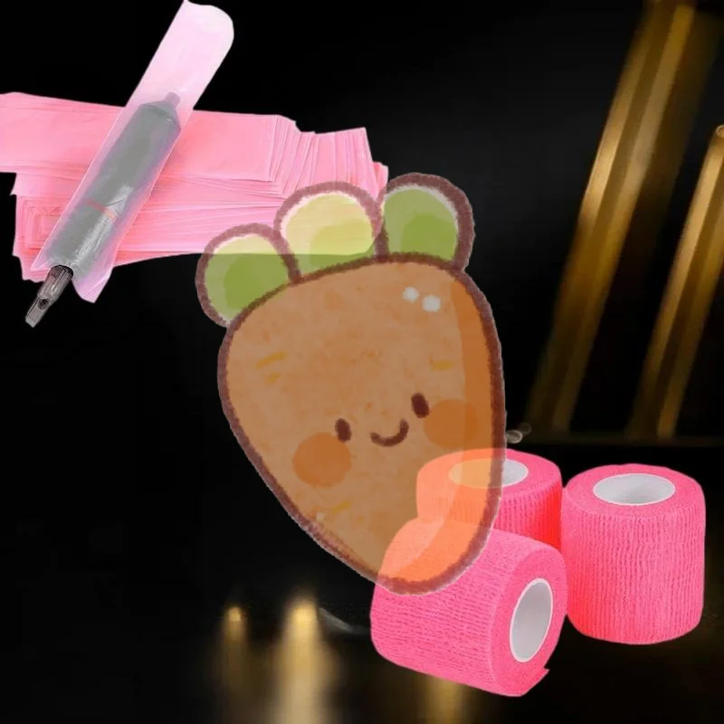 

200Pcs Tattoo Pencil Sleeve Bag Covers 3Pcs Bandage Practice Tattoo Sets Microblading Supplies For Artists