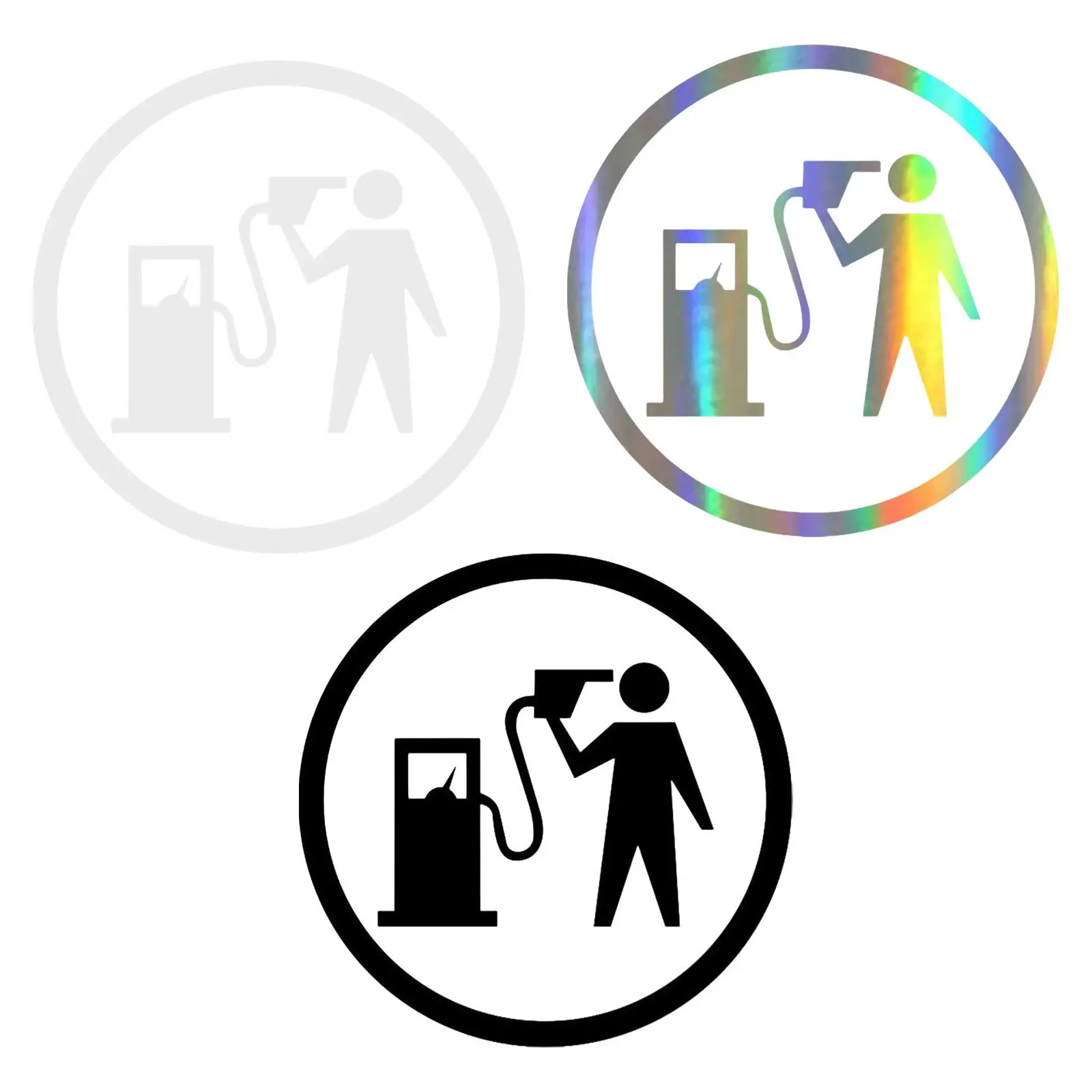 

Car Sticker Decoration Car Accessories Easy to Install Fuel Gage Cap Car Decal