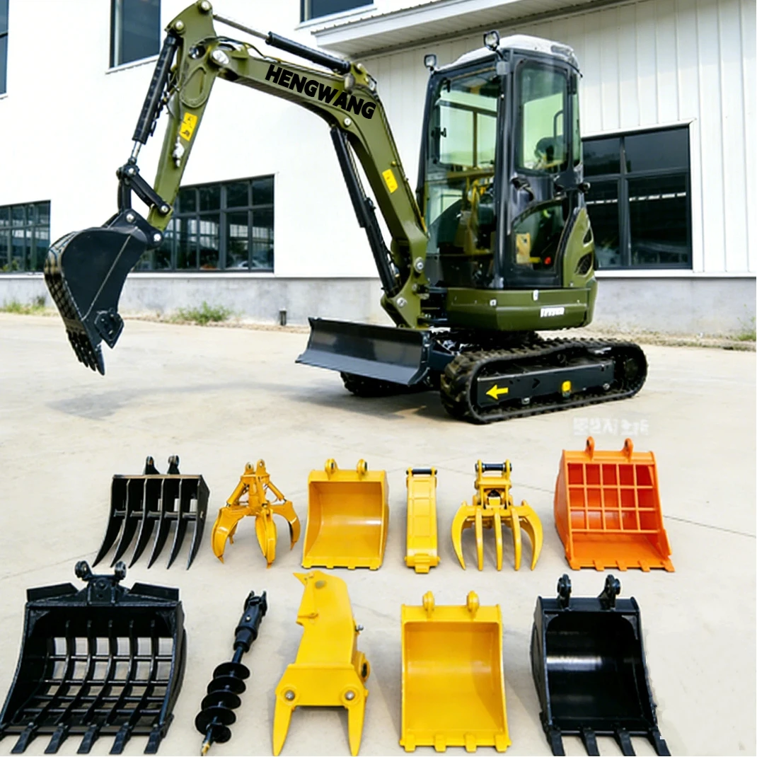 

2.5Ton Mini Excavator Hydraulic Customized Crawler Digger EPA Engine With Cabin Small Construction Excavation Machinery
