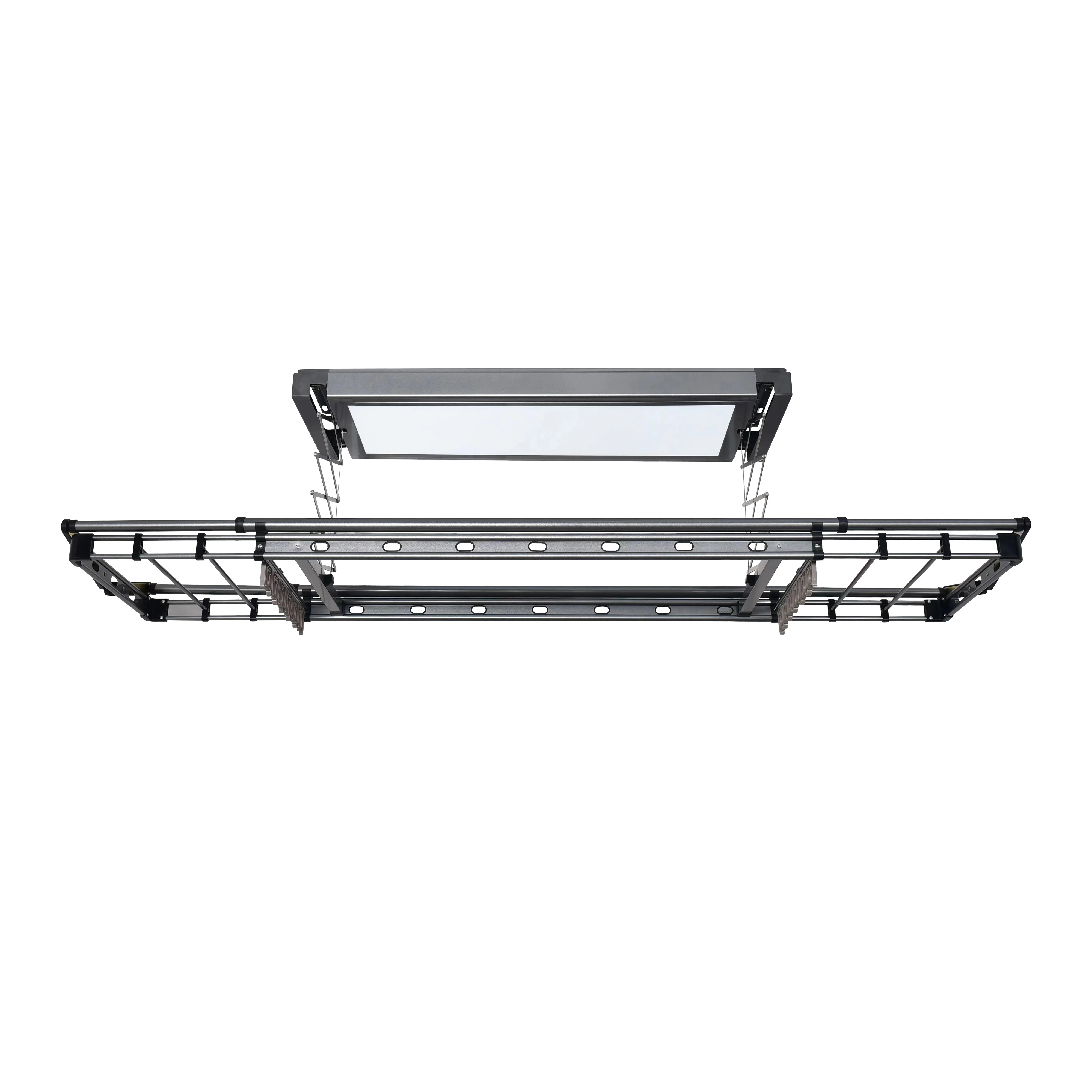 Electric Clothes Drying Rack with Voice Control and Disinfection for Balcony Use Smart Sensor Type for Cleaning