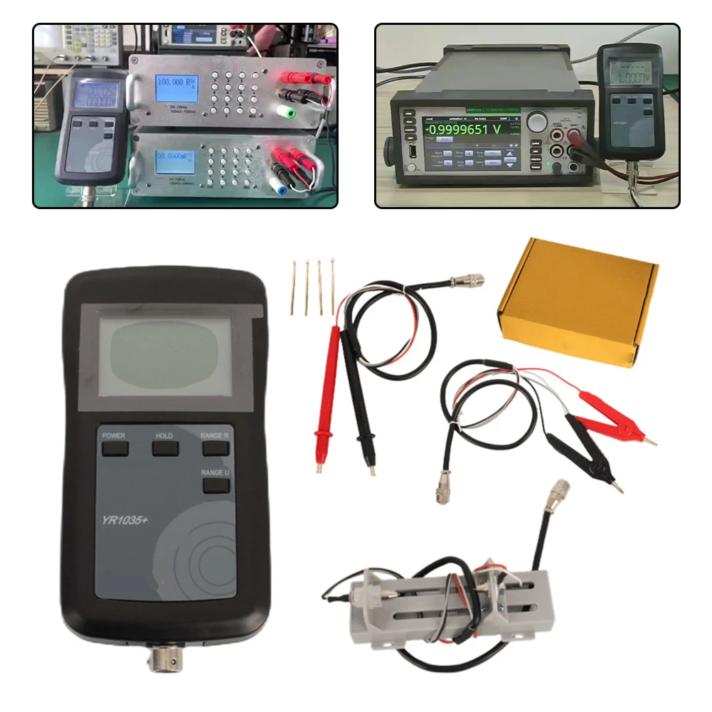 

YR1035+ 4-Wire Lithium Battery Internal Resistance Tester High-precision Battery Tester Resistance Test Instrument 100V