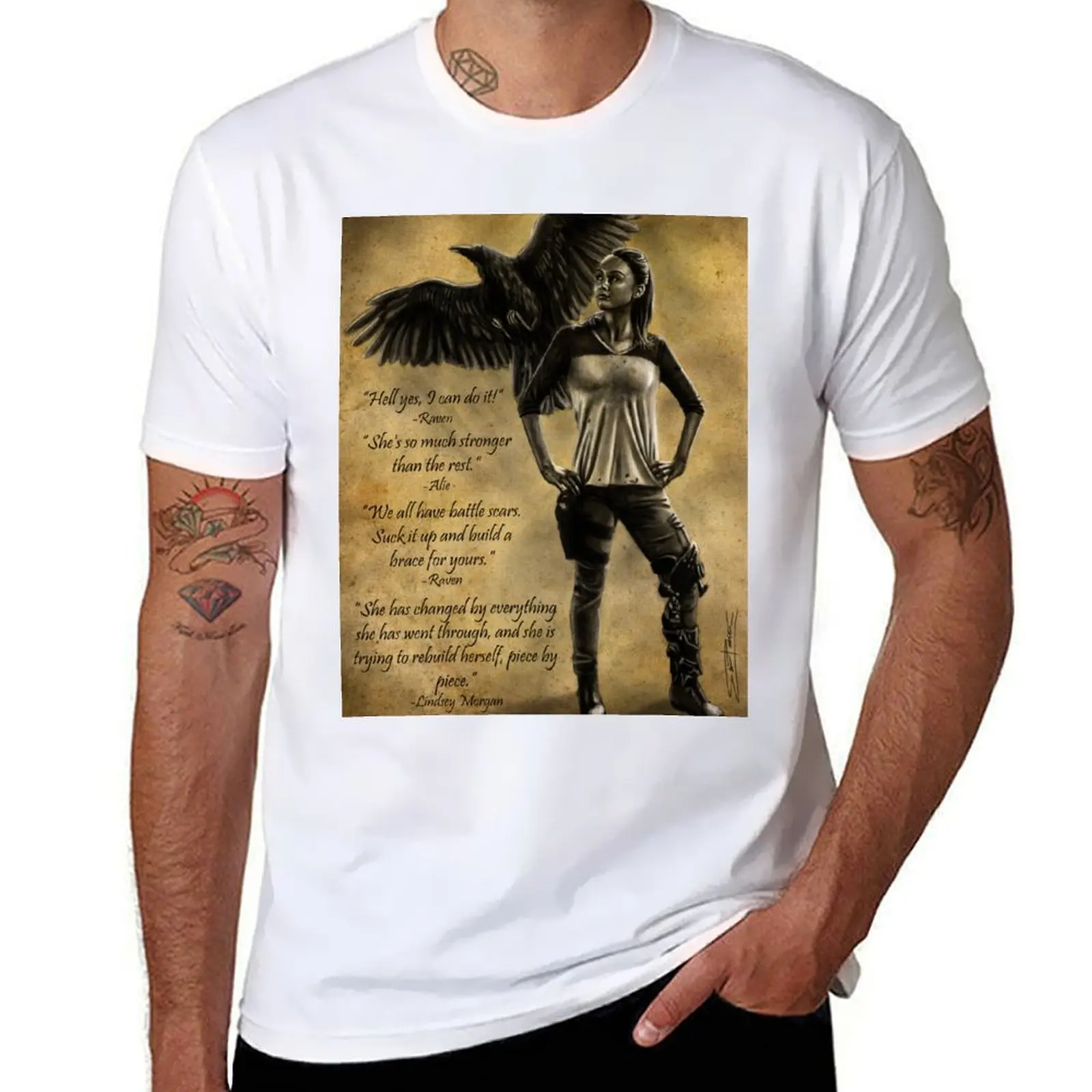 

Raven Stay Strong 3 T-Shirt t shirts designer man t shirts for men casual T-Shirt