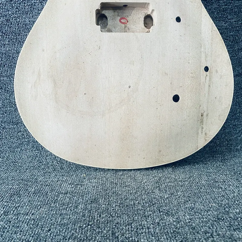 HB682 DIY Replace Guitar Parts Personal Luthier Use Unfinished Electric Guitar Body in Solid Basswood No Paints