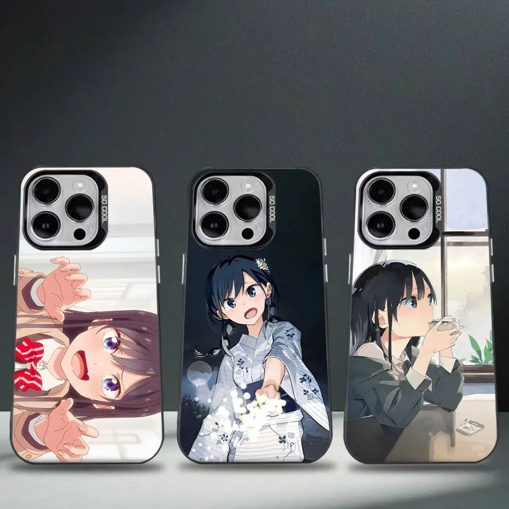 

Cute NANAKURA Rin Anime Phone Case For iPhone 11,12,13,14,15,16,17,Pro,Max,Plus,E,Air,Mini IMD Matte Black