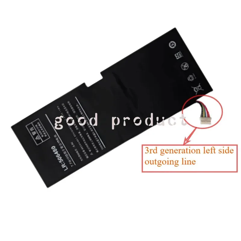 For OneMix 3rd Generation 3S 3Pro LR: 506480 Microcomputer Battery 8600mAh MN