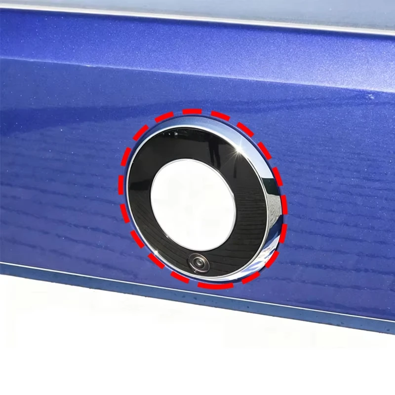 For BMW 4 Series G22 G23 G26 2022+ Real Carbon Car Logo Decoration Fiber Ring Rear Logo Cover Car Stickers Accessories New