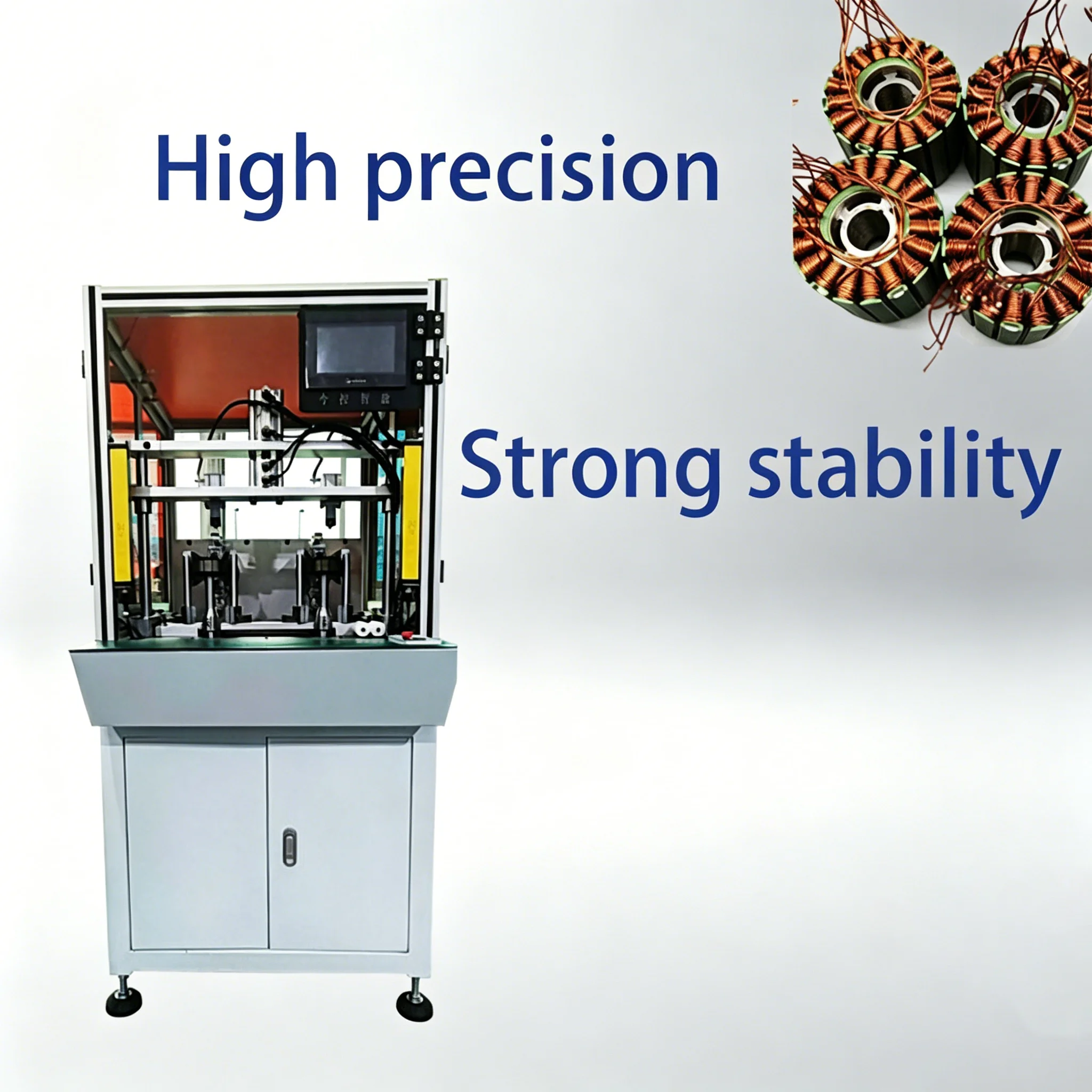 Dual-Station Brushless Motor Stator Winding Machine for Servo Stepper Pump Fan Small Industrial Drive Motors