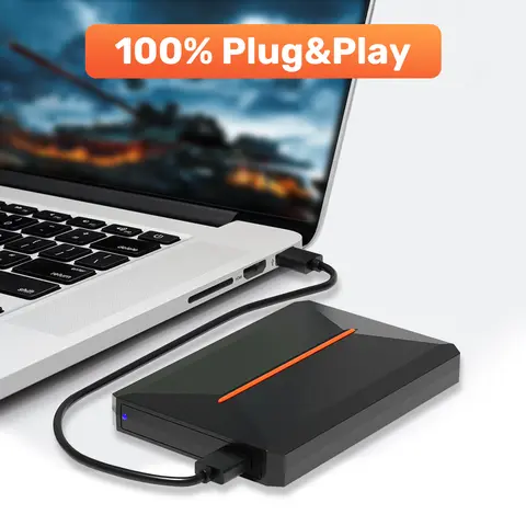 Launchbox 500G Gaming HDD För PS4/PS3/Switch/PS2/WII/WIIU Emulator Spelkonsoler Inbyggda 3700 3D/AAA-spel För Windows PC Plug&Play 10 best sales mini-PS2 - №3