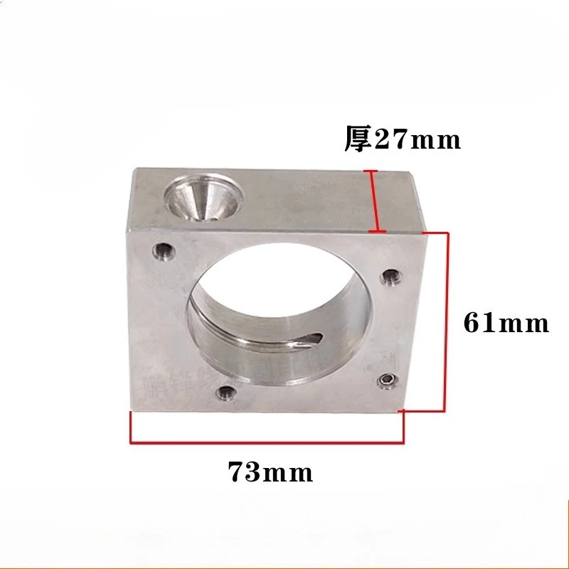 

CH459 Lower Head Lead Wheel Seat 73*61*27mm Roller Bracket Lead Wheel Holder for Chmer Wire EDM- Low Speed Machine Spare Parts