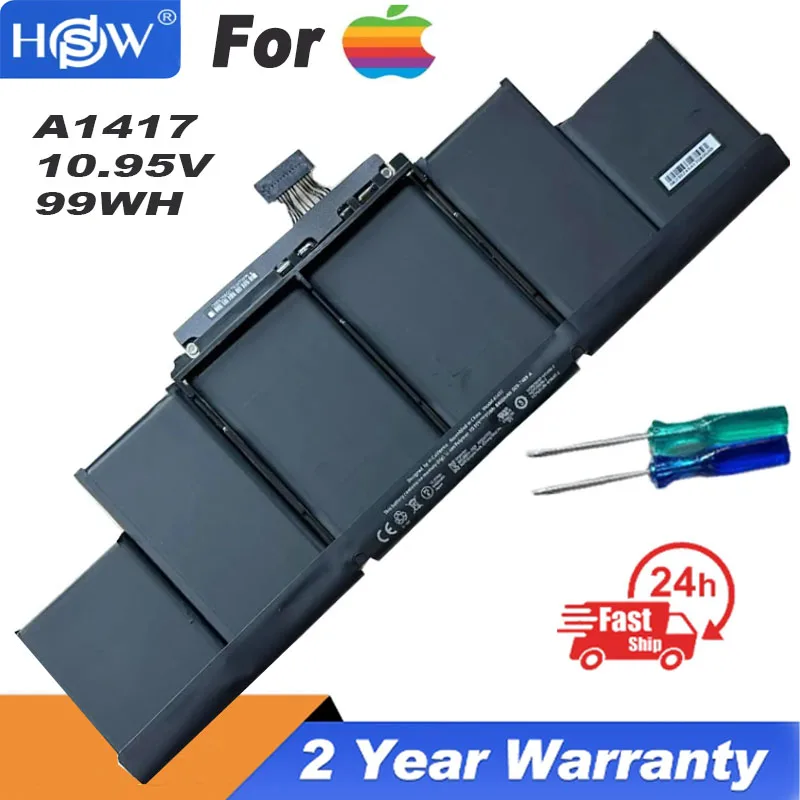 

Factory Supply A1417 Laptop Battery Compatible For Apple MacBook Pro15 inch A1398 Early 2012 year