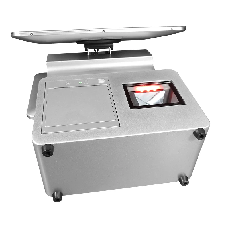 Dual Screen Window Restaurants All in One POS Systems Smart POS Machine WiFi Cash Register