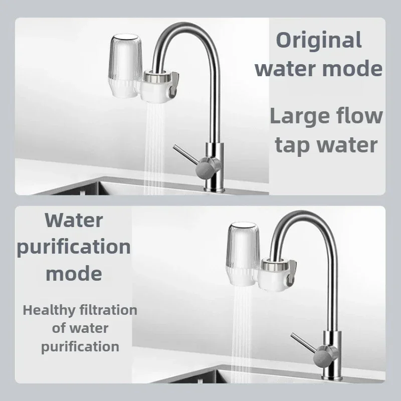 

Excellent Water Filters Kitchen Tap Water Purifiers Water Purifiers Household Washable Faucet Filters Front Ceramic Filters ABS