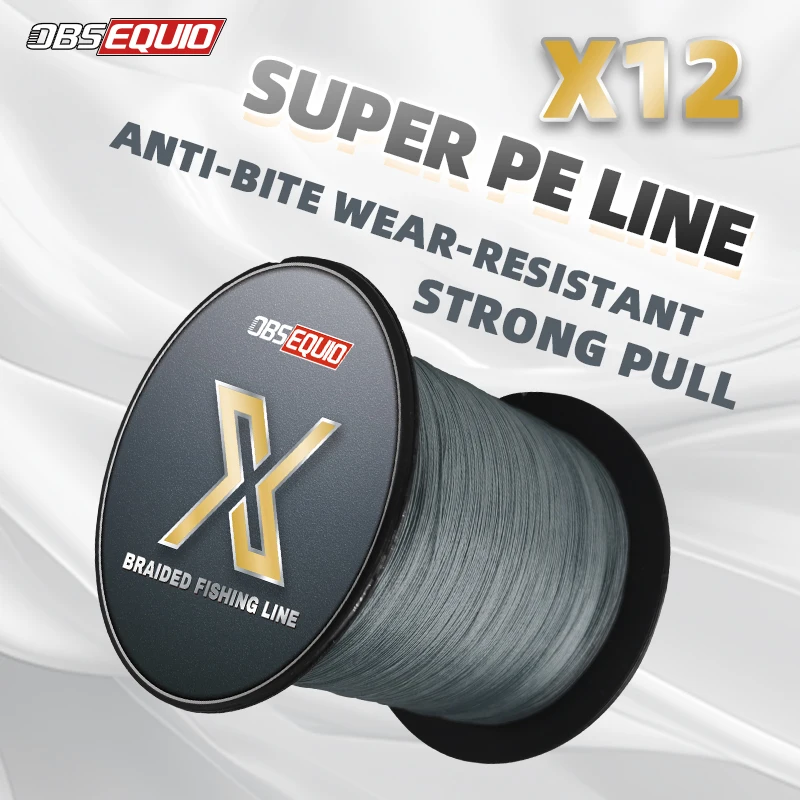 

OBSEQUIO X12 нитей лески 300/500/1000 м плетеная полиэтиленовая прочная леска мультифиламентная прочная леска инструмент