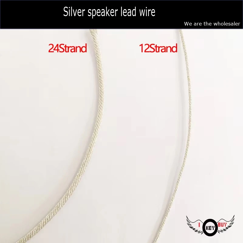 2M/lot Speaker Twisted Line Lead Wire 8/12/24/36/48 Strands Stranded  Copper for 6.5