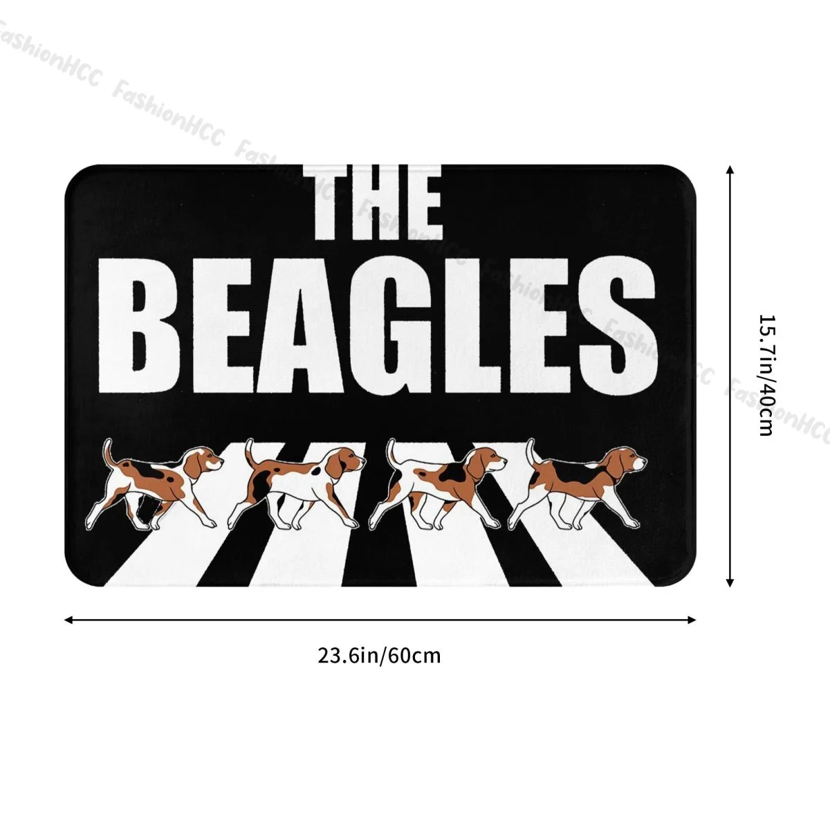 Classic Music rock musician Bedroom Mat The Beagles Parody Doormat Kitchen Carpet Outdoor Rug Home Decoration