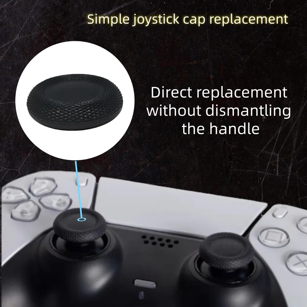 

K-SILVER JS13 PRO+TMR Joystick with Stick Cap for PS5 Game Controller Stick No-Drift Thumbstick 3D Analog Sensor