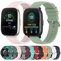 20mm 22mm Silicone Straps For Huami Amazfit BIP 5 GTR 4/GTR3 Pro 47 42mm SmartWatch Band For Xiaomi Mi Watch S2 S1 Pro Bracelet