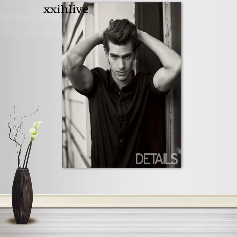 Custom Actor Andrew Garfield Posters Art Silk Canvas Poster Bar Room Decoration Painting Home Decor 27X40cm,30X45cm,40X60cm