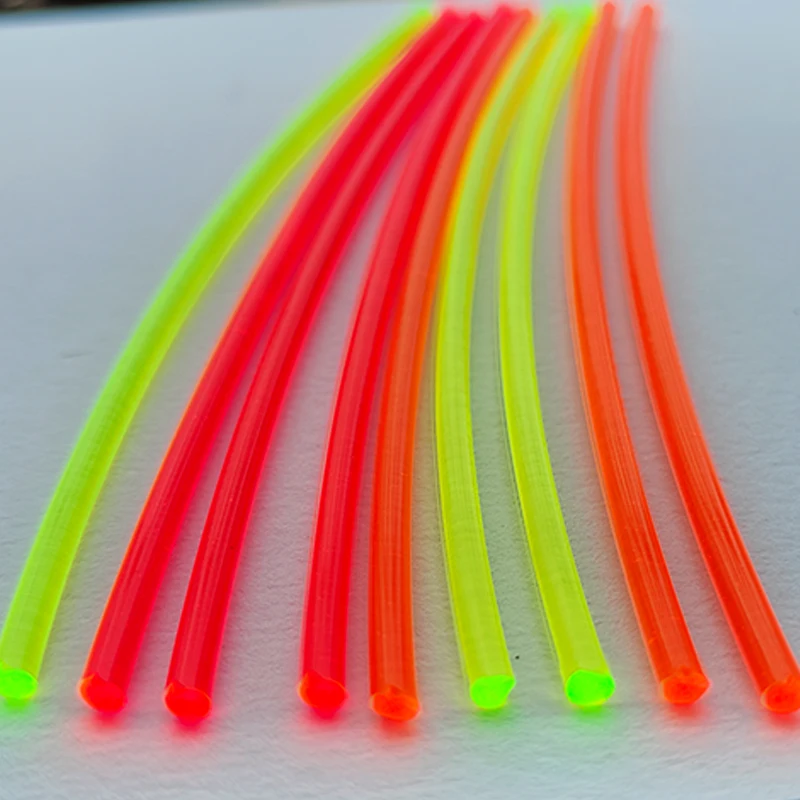 3pcs 4 Inches Fiber Optic Bow Sight Fiber Red Green Orange 1.5/2/.0/2.5/3mm Slingshot or Compound Bow sight Pin Bow sight