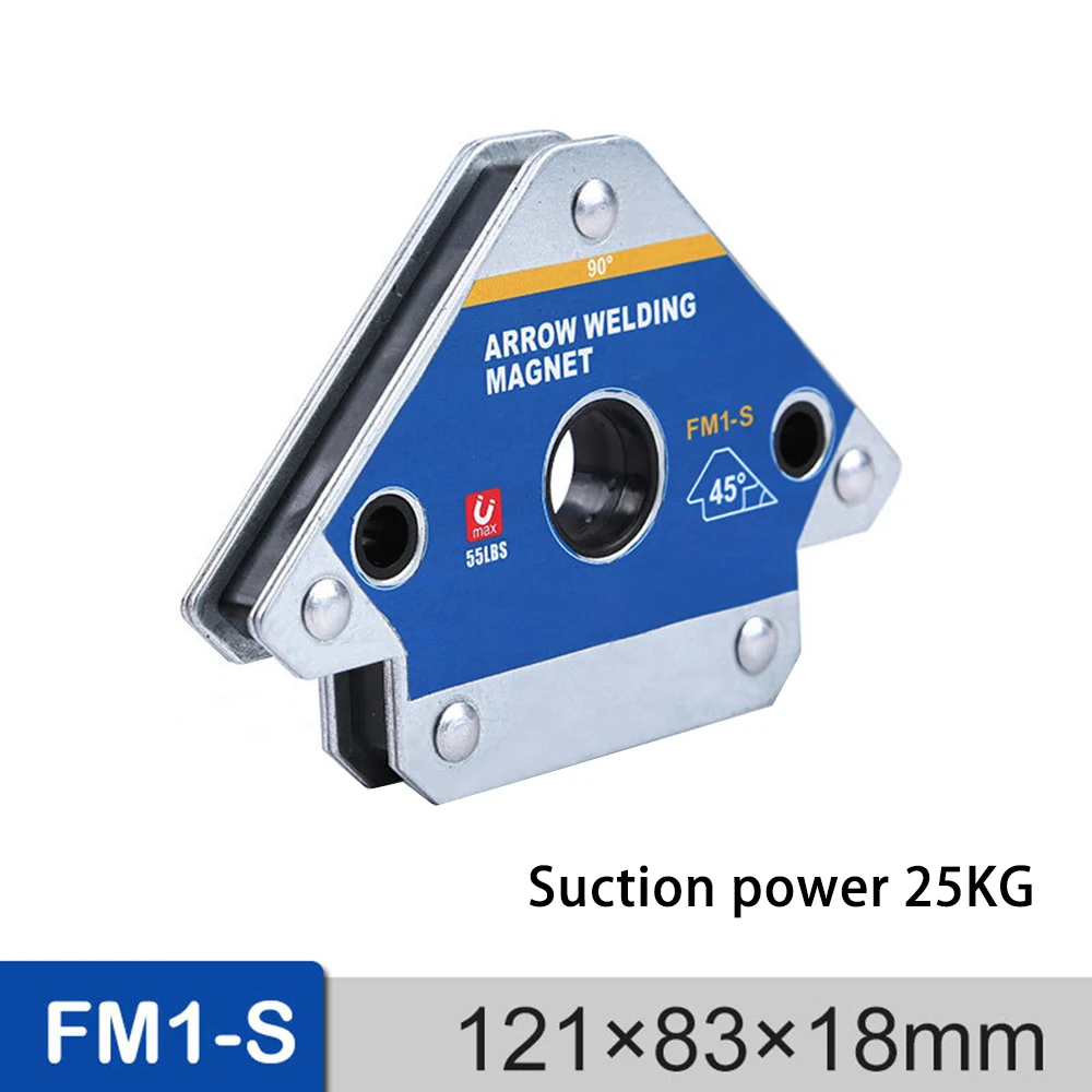 2PCS 12.5Kg Magnetic Welding Holders Angle Solder Arrow Magnet Weld Fixer Positioner Ferrite Holding Auxiliary Locator Tools
